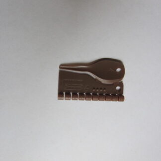 Fuglering  4mm 10stk Brun