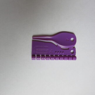 Fuglering  4mm 10stk Lilla