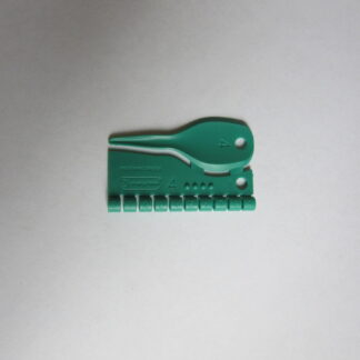 Fuglering 3mm 10stk grøn