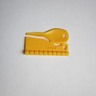 Fuglering  4mm 10stk Gul