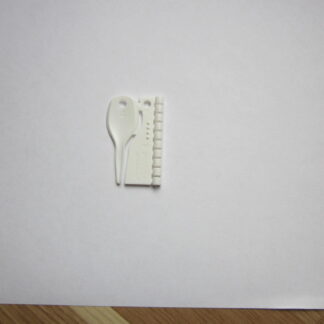 Fuglering  4mm 10stk Hvid