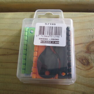 Fuglering 3mm 100stk 10 farver