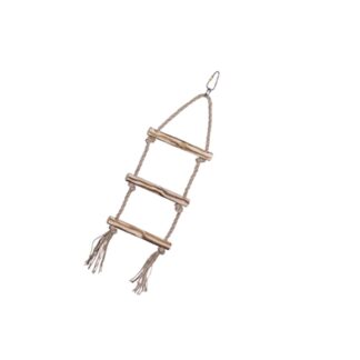 Træ latter med sisal reb 37 x 12,5 cm